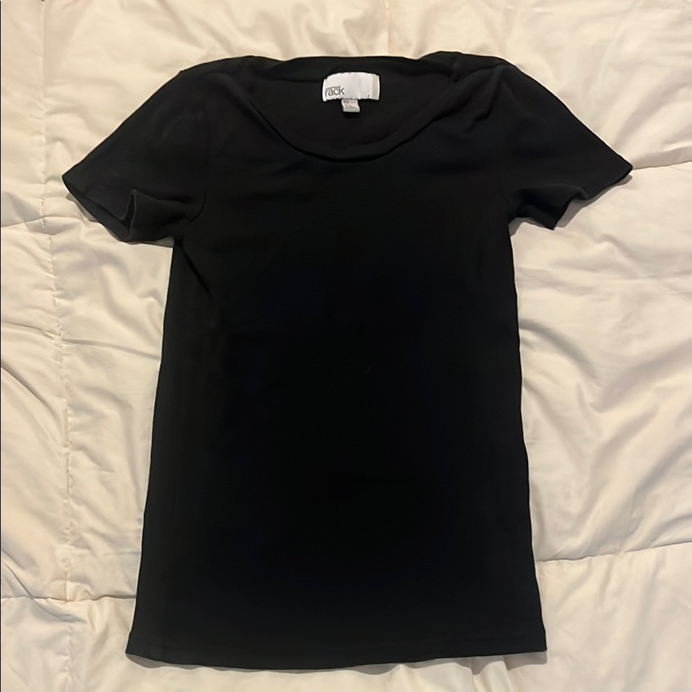 Fitted Black Short Sleeve T-Shirt